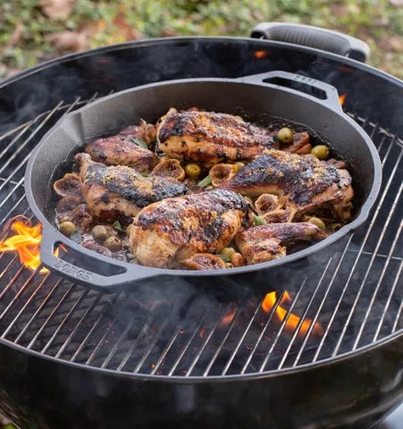 Lodge Dual Handle Cast Iron Skillet – 33.5cm × 5.5cm - 1