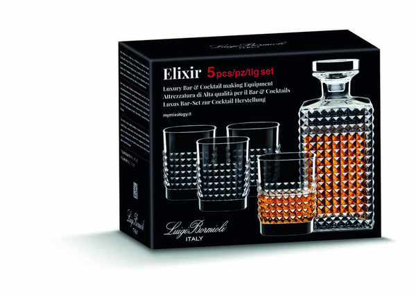 Luigi Bormioli Elixir Whisky Set - 5 Piece - 1