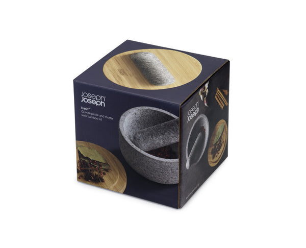 Joseph Joseph Dash Granite estle & Mortar with Bamboo Lid - 1