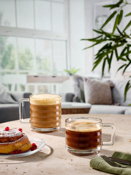 Pasabahce Bricks Glass Coffee/Tea Mug 320ml - 2