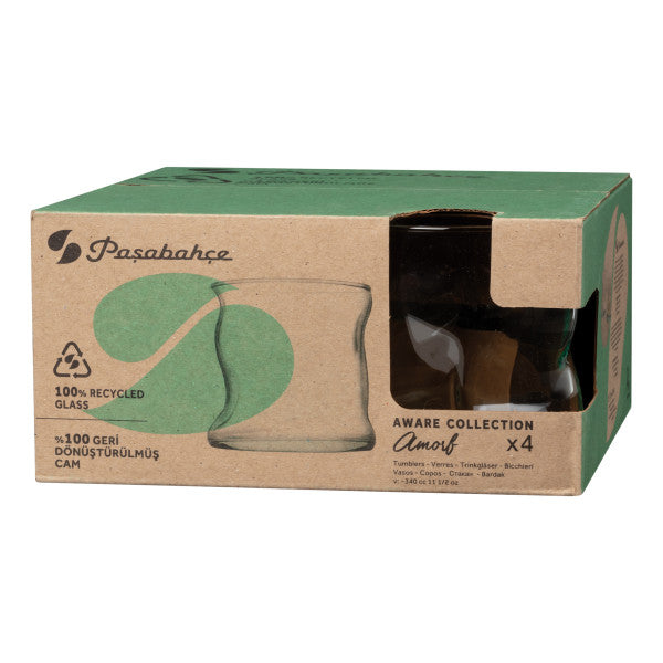 Pasabahce Aware Amorf  DOF 340ml - Set 4 - 1