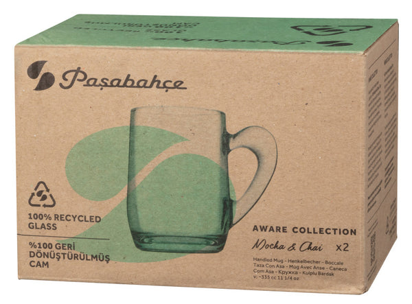 Pasabahce Aware MocKa & Chai Mug 335ml - Set 2 - 1