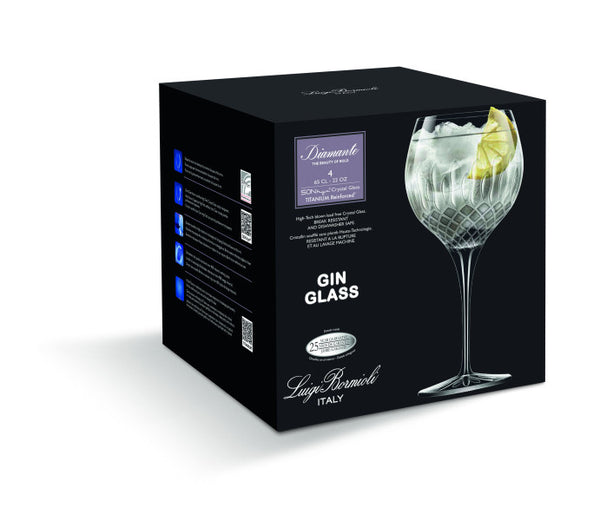 Luigi Bormioli Diamante Gin Glass 650ml - Set of 4 - 1