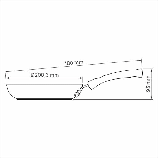 Tramontina Professional Nonstick Frying Pan - 20cm - 3