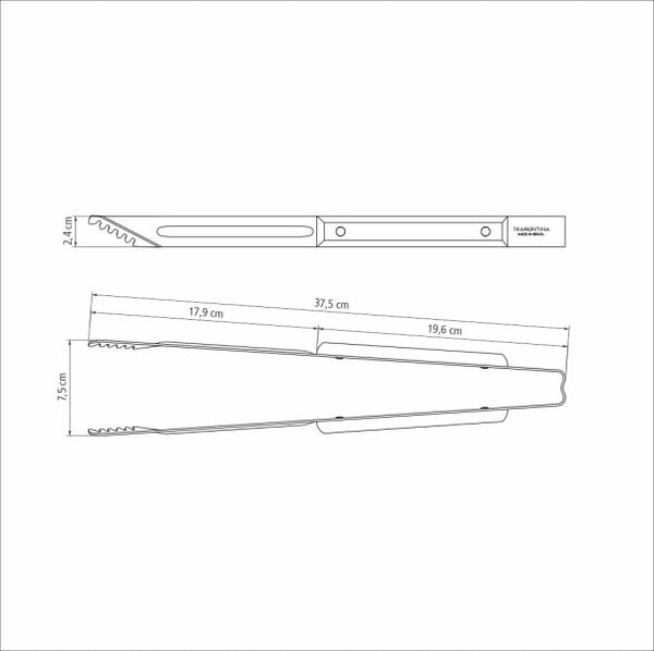 Tramontina Polywood Churrasco Meat Tong - 20cm - 2