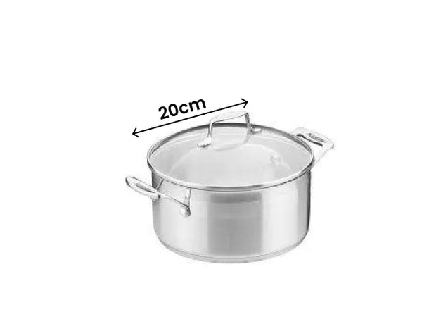 Scanpan Impact Stainless Steel Dutch Oven  -  20cm/3.5L - 1