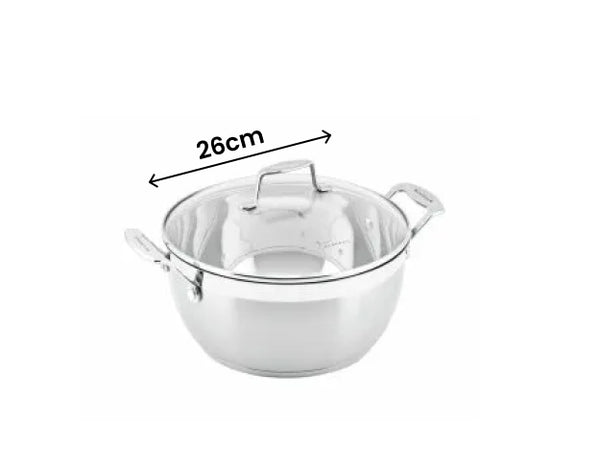 Scanpan Impact Stainless Steel Covered StewPot - 26cm/4.5L - 1