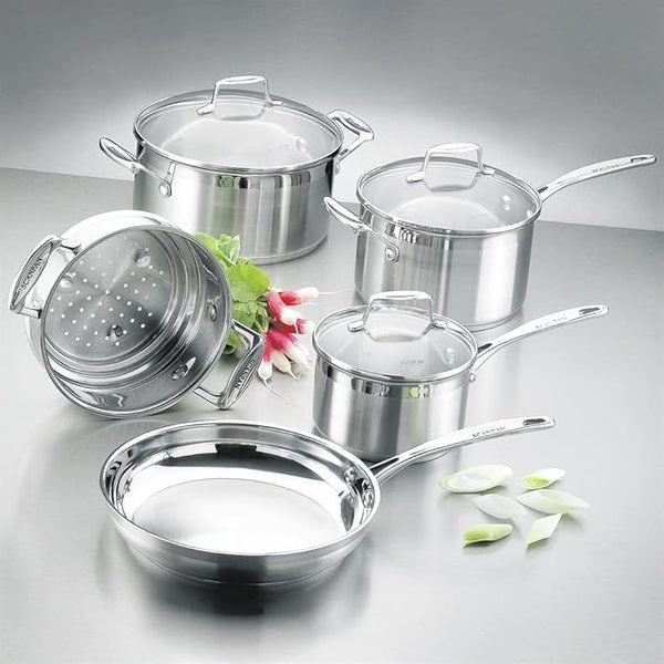 Scanpan Impact Stainless Steel Cookware Set Construction – 5 Piece - 1