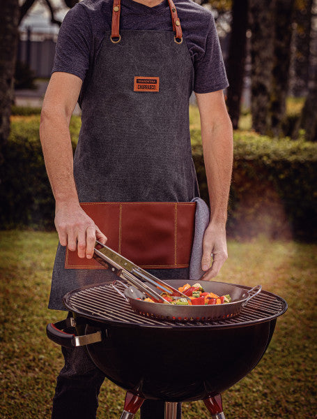 Tramontina Churrasco Black Barbecue Apron - 3