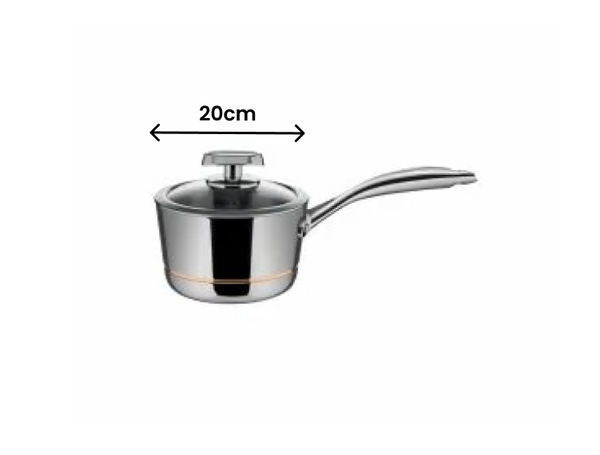 Scanpan Axis Stainless Steel Saucepan - 20cm/3L - 1