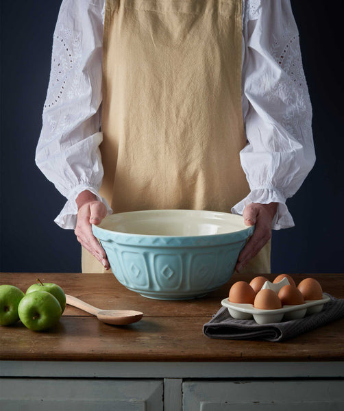 Mason Cash Powder Blue Colour Mixing Bowl, 29cm/4 Litre - 1