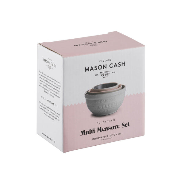 Mason Cash Innovative Kitchen Set of 3 Measuring Cups, 11.5 x 7cm - 1
