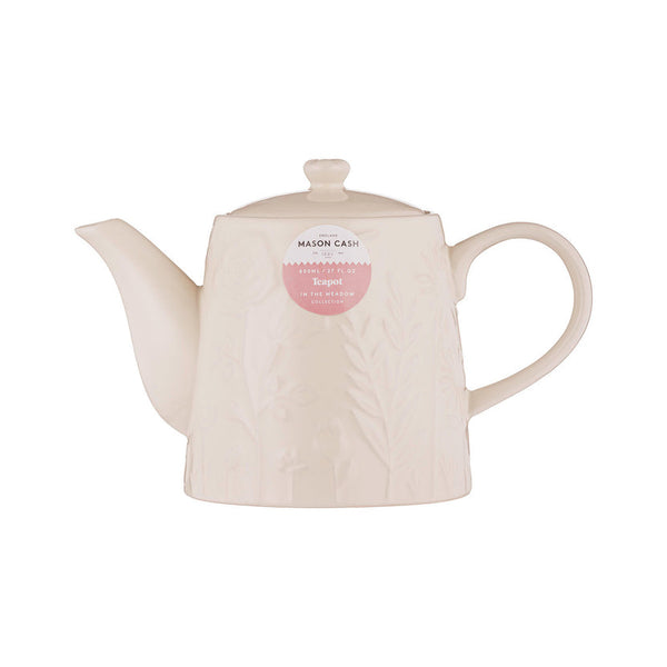 Mason Cash In The Meadow Cream Teapot, 15 x 23 x 13cm / 800ml - 1