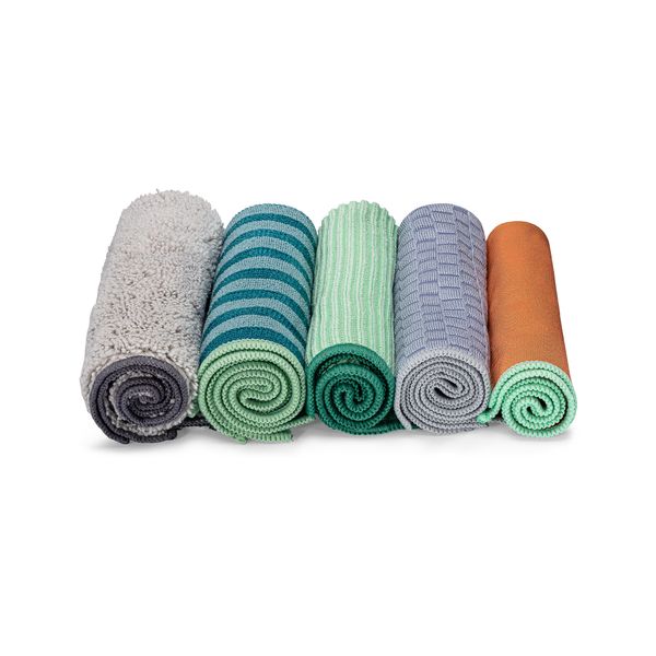 Full Circle Renew Essentials Microfiber Cloths set/5 - Multicolour - 2