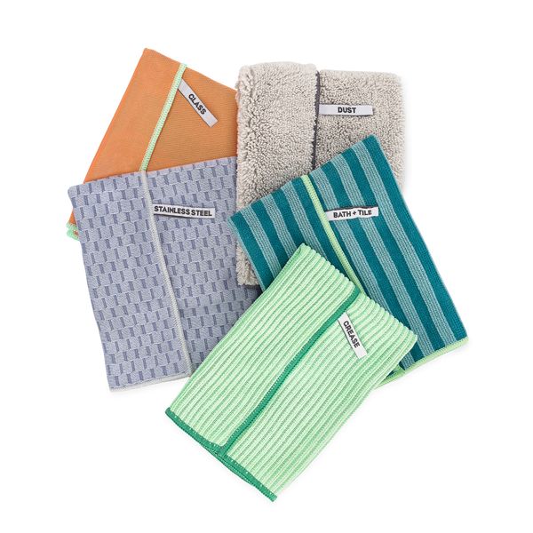 Full Circle Renew Essentials Microfiber Cloths set/5 - Multicolour - 3