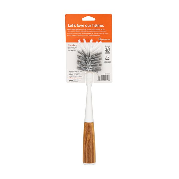 Full Circle Clean Reach Bottle Brush - White - 2