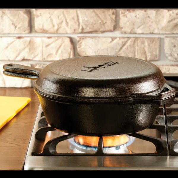 Lodge Combo Cast Iron Cooker - 26cm - 2