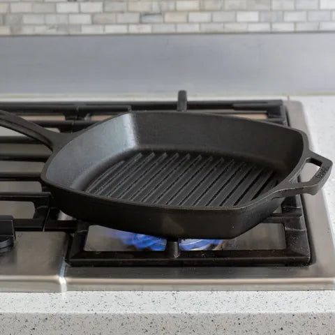 Lodge Square Cast Iron Grill Pan - 26cm - 2