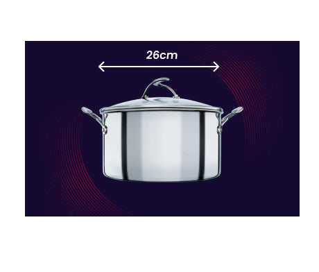 Circulon SteelShield™ Stainless Steel C - Series Stockpot - 26cm - 1