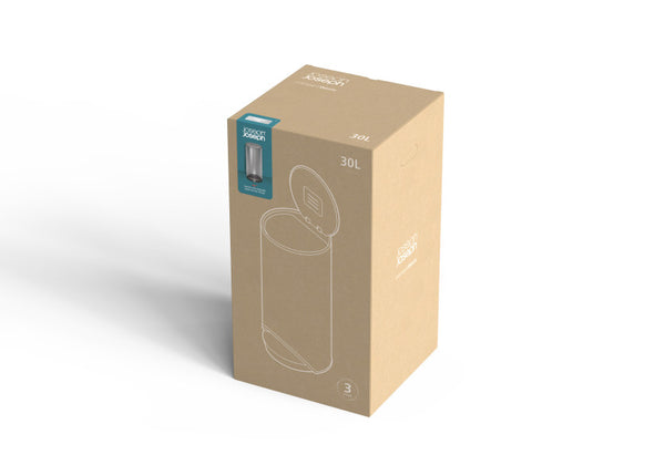 Joseph Joseph Arc 30L Bin - Stainless Steel - 1