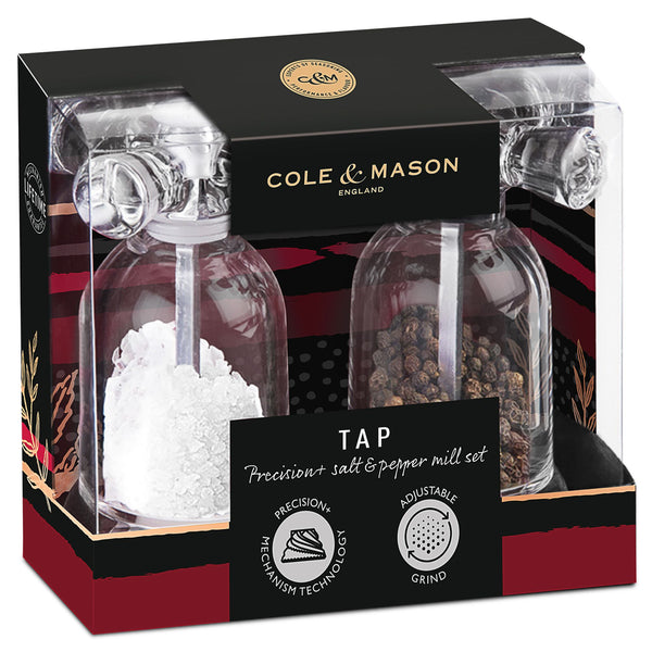 Cole & Mason Salt and Paper Mills Tap Gift Set Acrylic - 2