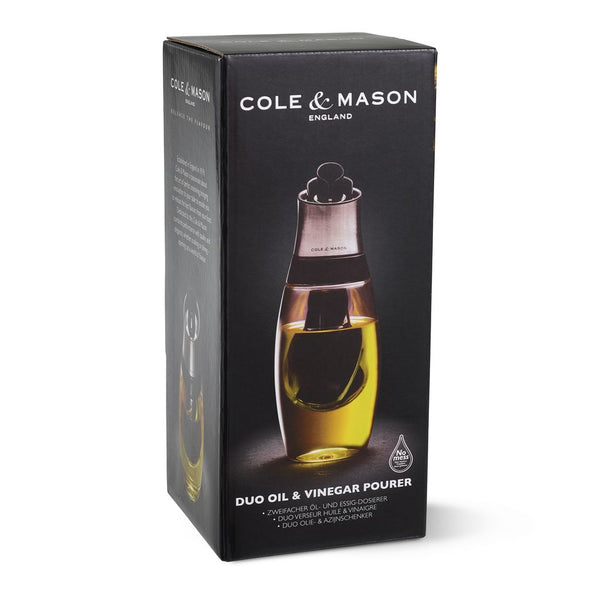 Cole & Mason Bristol Oil & Vinegar Duo Pourer Borosilicate Glass - 1