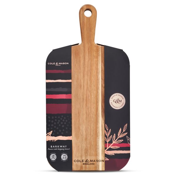 Cole & Mason Barkway Acacia Small Board with Handle - 2