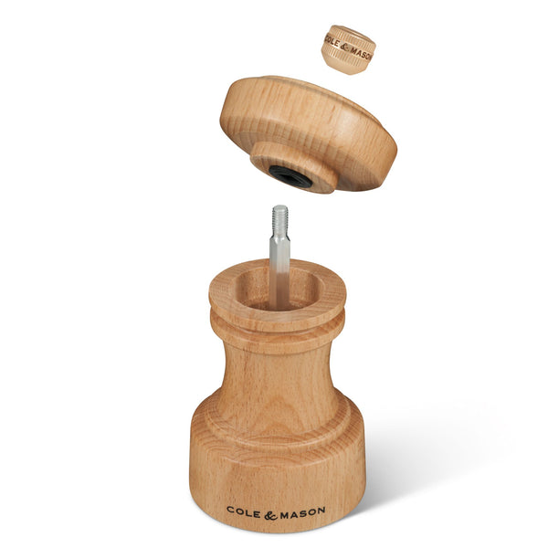 Cole & Mason Hoxton Natural Beech Salt Mill Beech wood - 104mm - 1