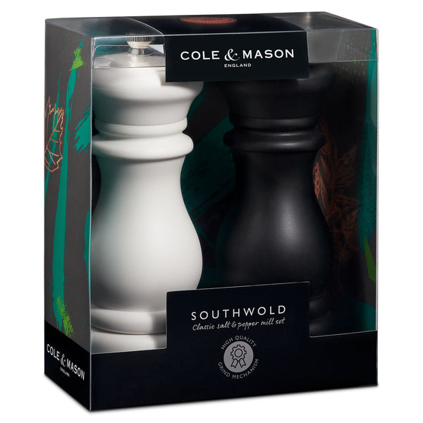 Cole & Mason Southwold Salt and Paper Mills Gift Set Grey & Gunmetal - 18.5cm - 2