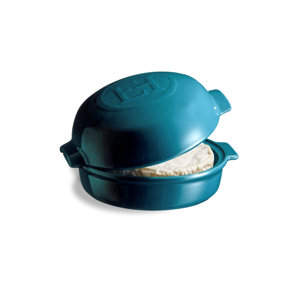 Emile Henry Ceramic Cheese Baker Mediterranean Blue - 17cm/.55L - 1