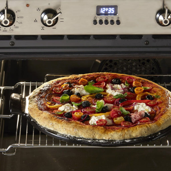 Emile Henry Ceramic Pizza Stone Smooth Charcoal - 37cm - 2