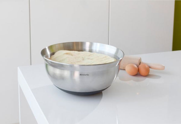 Brabantia Stainless Steel Mixing Bowl Dough Pastry Cake Or Cookie Mixes – 3L - 2