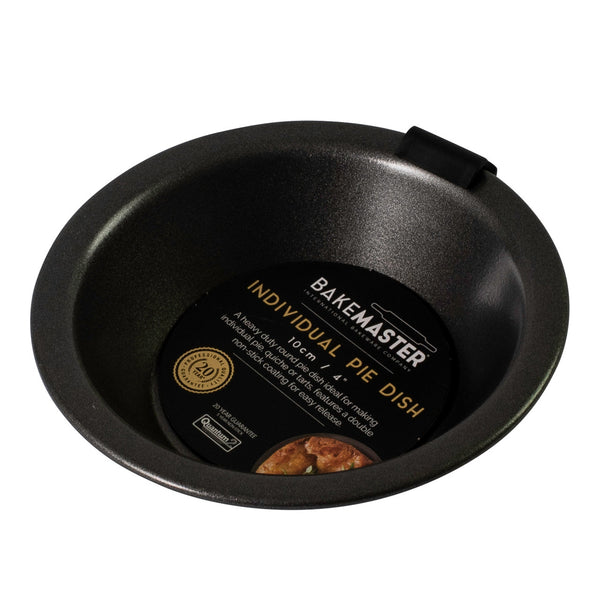 Bakemaster Individual Round Pie Dish 10cm x 3cm - Non-stick - 1