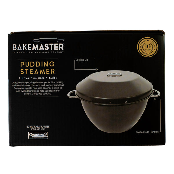 Bakemaster Pudding Steamer 2 Litre - Non-stick - 2