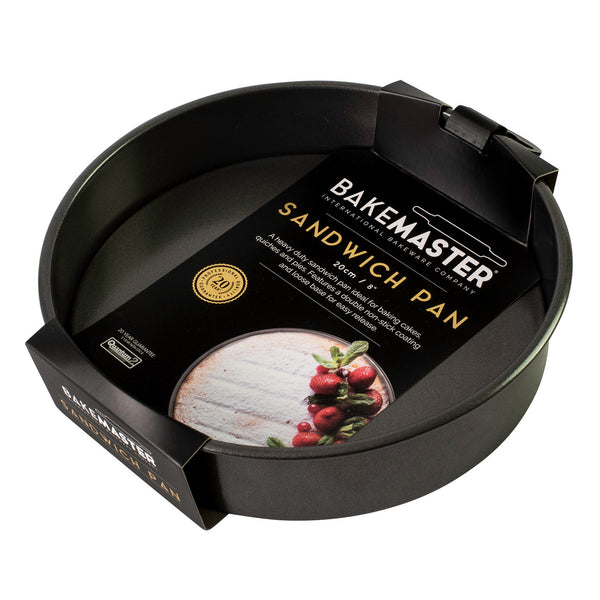 Bakemaster Loose Base Rnd Sandwich Pan 20Ø x 3.5cm - Non-stick - 1
