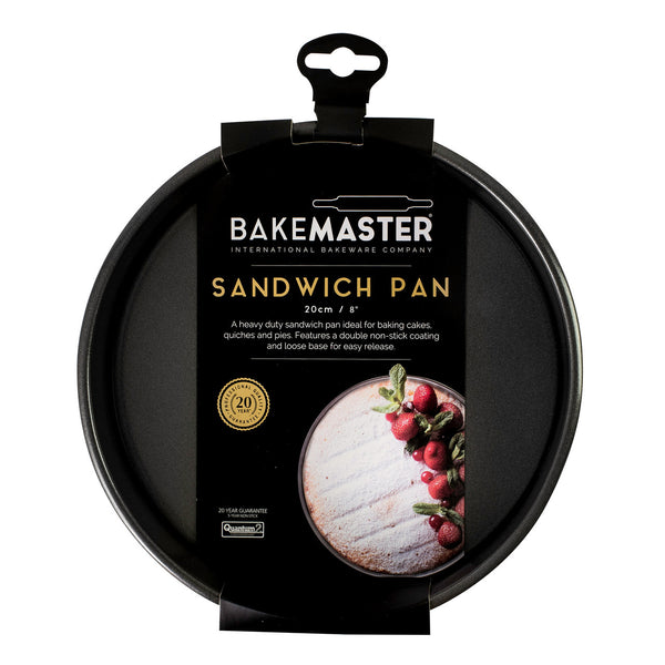 Bakemaster Loose Base Rnd Sandwich Pan 20Ø x 3.5cm - Non-stick - 2