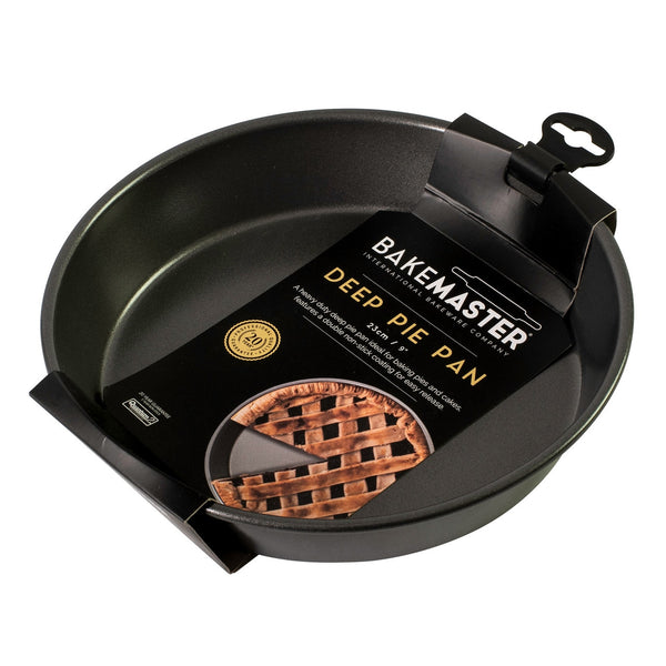 Bakemaster Round Nonstick Deep Pie/Cake Pan - 23cm X 4.7cm - 1