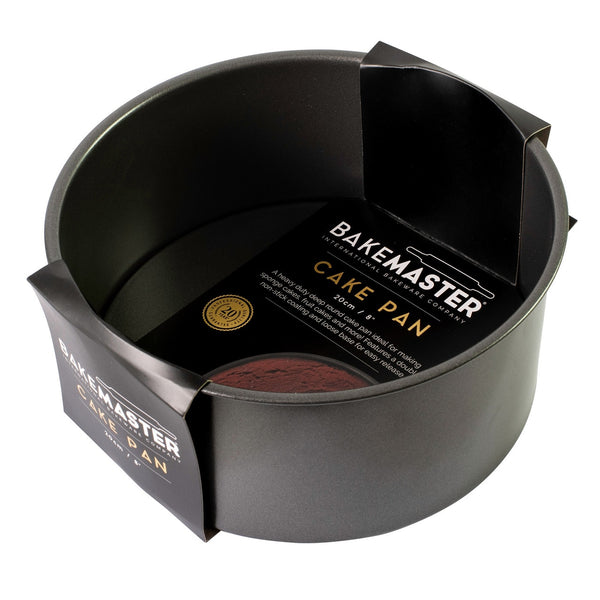 Bakemaster Nonstick Loose Base Round Deep Cake Pan - 20cm X 8cm - 1