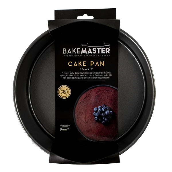 Bakemaster Nonstick Loose Base Rnd Deep Cake Pan - 23cm X 8cm - 2