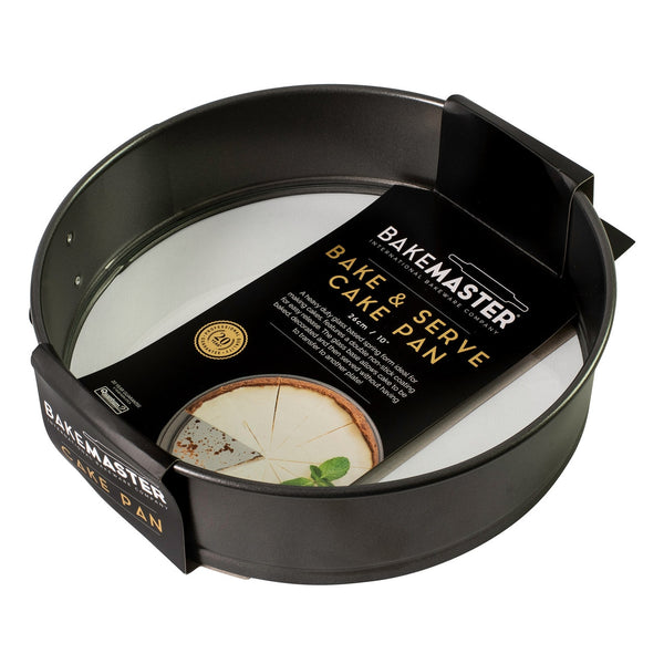 Bakemaster Nonstick Springform Cake Pan With Glass Base - 26cm X 7cm - 1