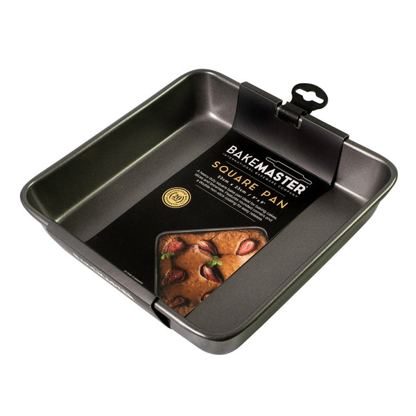 Bakemaster Square Nonstick Bake Pan - 23cm X 23cm X 4.5cm - 1