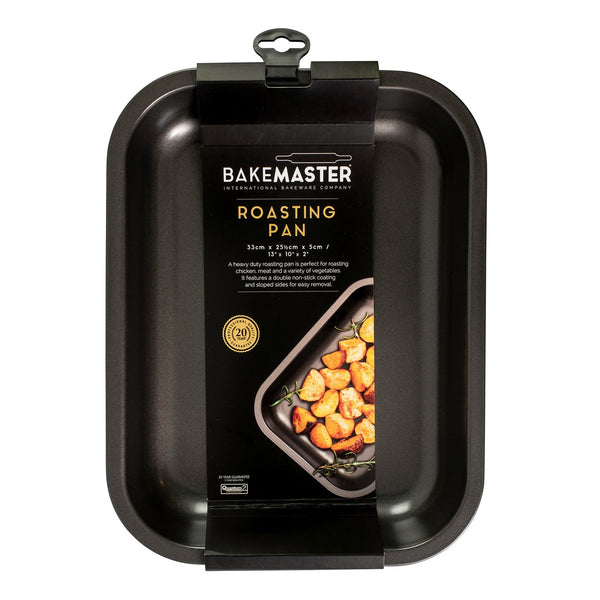 Bakemaster Nonstick Medium Roasting Pan - 33 X 25.5cm X 5cm - 2