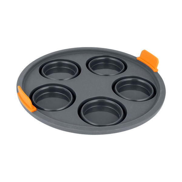 Bakemaster Silicone Collapsible 5 Cup Muffin Air Fryer Insert 21 x 4cm - 1