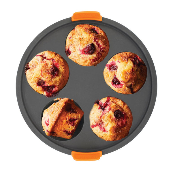 Bakemaster Silicone Collapsible 5 Cup Muffin Air Fryer Insert 21 x 4cm - 3
