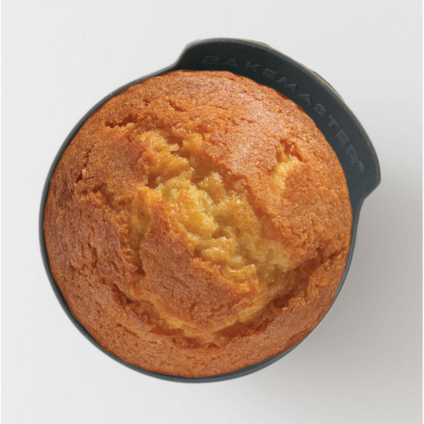 Bakemaster Silicone Baking Cups Set of 12 7 x 4cm Orange/Grey - 2