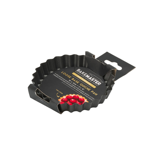 Bakemaster Loose Base Quiche Pan 10 x 2cm - Non-stick - 2