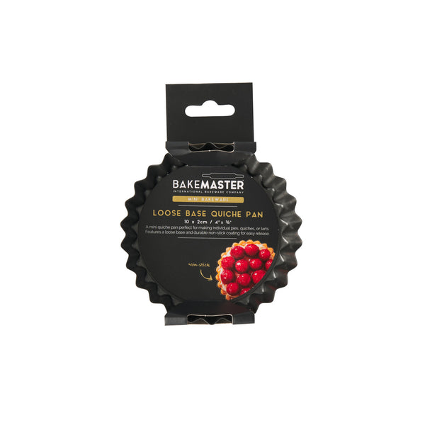 Bakemaster Loose Base Quiche Pan 10 x 2cm - Non-stick - 3