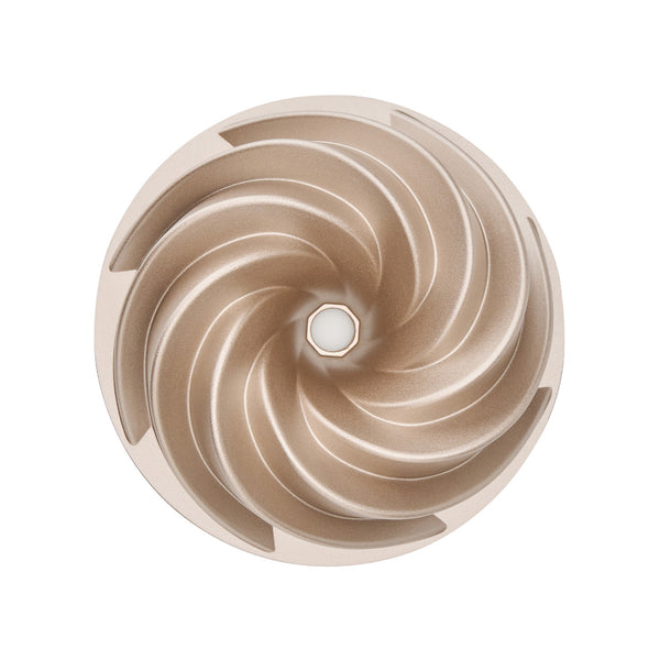 Bakemaster Marissa Fluted Ring Cake Pan 24 x 24 x 9cm - Champagne - 3