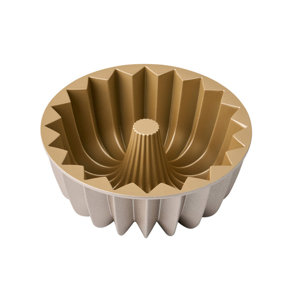 Bakemaster French Wreath Fluted Ring Cake Pan 24 x 24 x 10cm - Champagne - 1