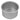 Bakemaster Silver Anodised Round Cake Pan 12.5 x 7.5cm